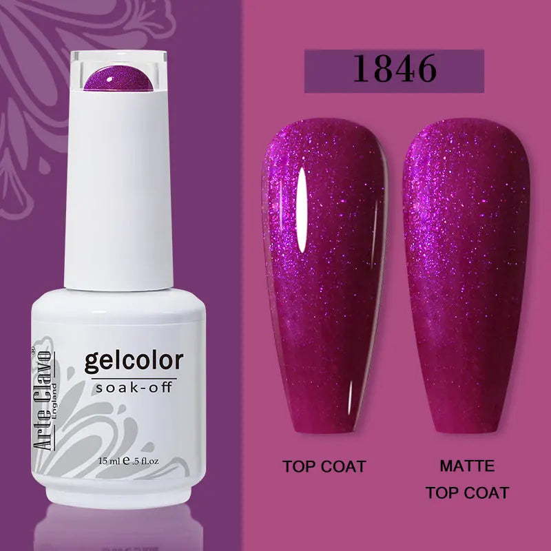 Arte Clavo Red Series Nail Polish Party Colors Gel Varnishes All