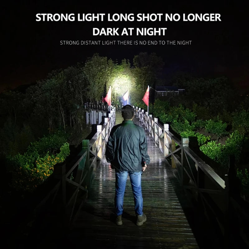 Mini COB LED Headlamp with Sensor Flashlight Torch Work Light for Outdoor Camping Night Fishing Helmet Headband Lamp Qme