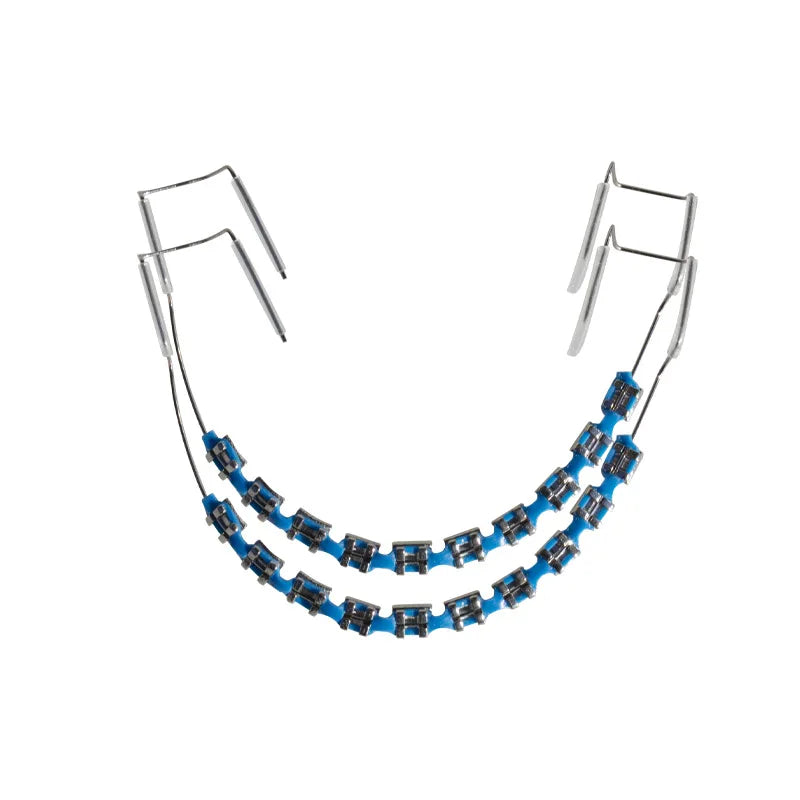 Universal Orthodontic Brackets Invisible Orthodontic Aligners Fashion Braces Teeth Temporary Braces Orthodontics Dental Braces Qme Dark Blue China Mainland