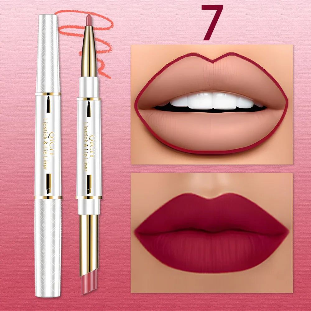 Vibrant Lip Liner Long-lasting Natural Render No Smudging Perfect Qme 7