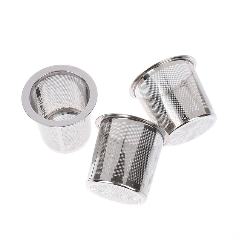 Stainless Steel Tea Infuser Silver Mesh Kitchen Accessories Safe Qme