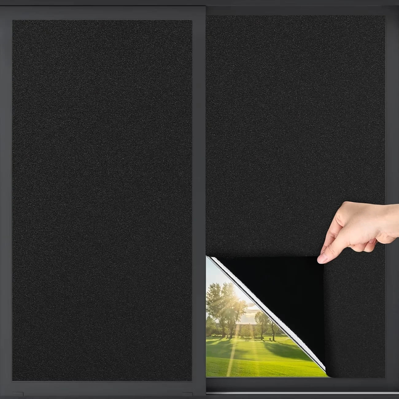 Frosted Blackout Window Film Using Electrostatic Adsorption Protect Qme