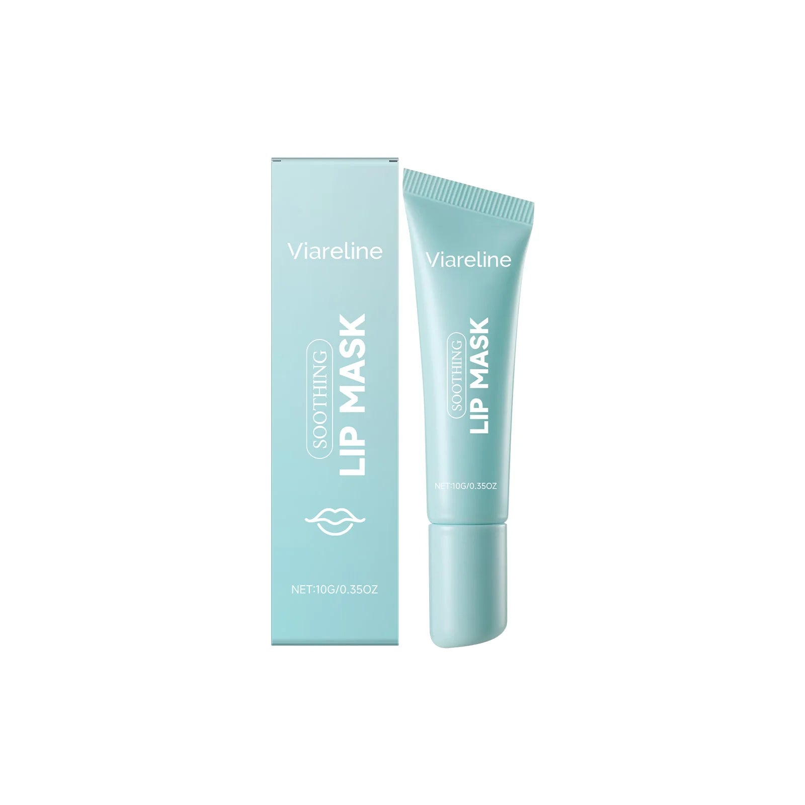 Viareline Lip Mask Repair Cracking Skin Treatment Exfoliating Removal Dark Lips Improve Dryness Lip Lightweight Nourishing Care Qme 10g Boxed