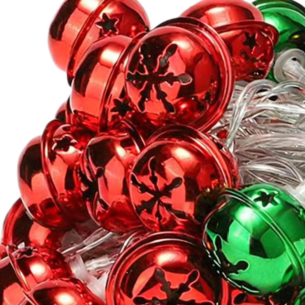 Bell String Lights Festive Waterproof LED Christmas Tree Decorations Qme