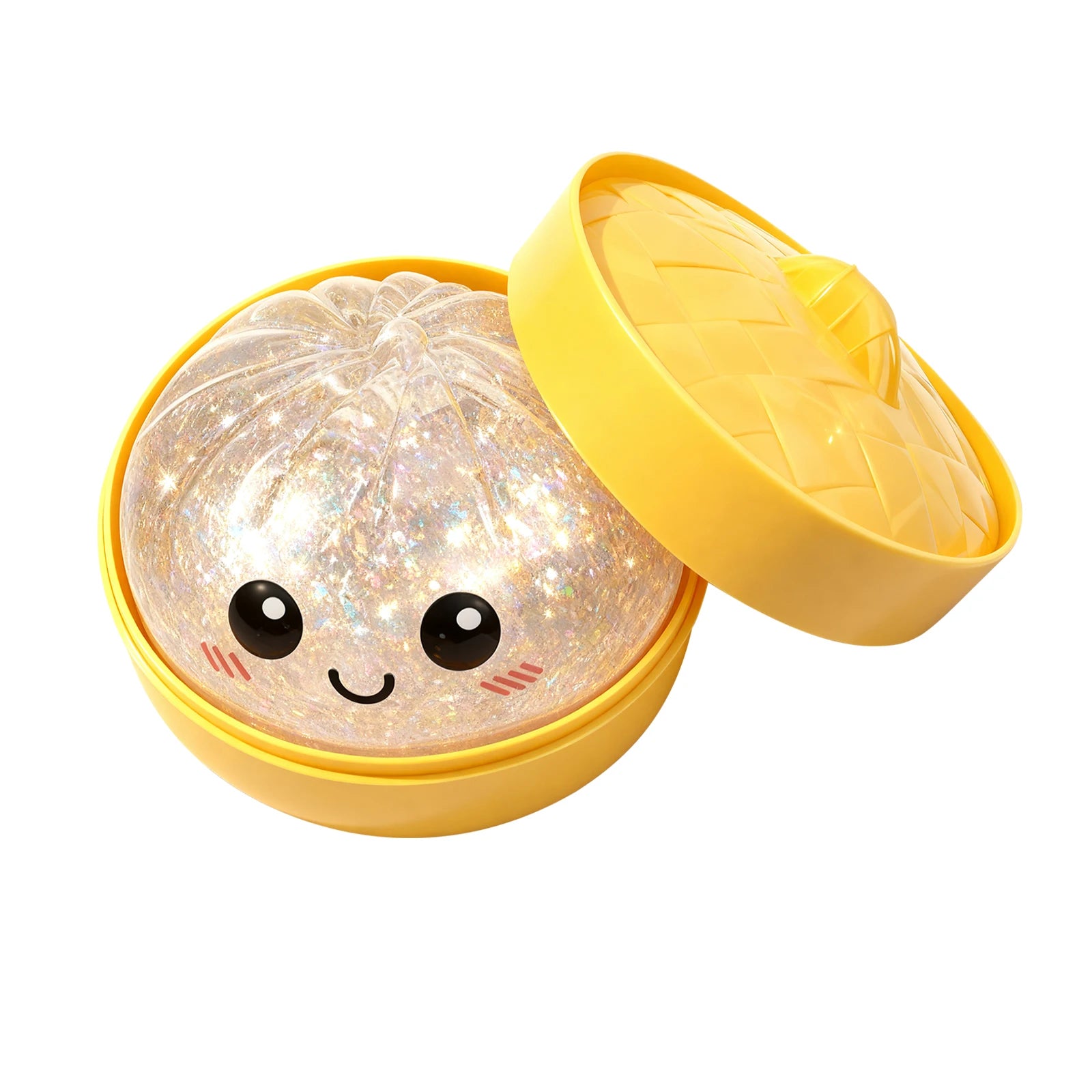 New 43 Styles Glitter Dumpling Glitter Dumpling Squishy with Box Dumplings Sensory Squeeze Toy for Stress Relief Anti-Anxiety Qme Style 35