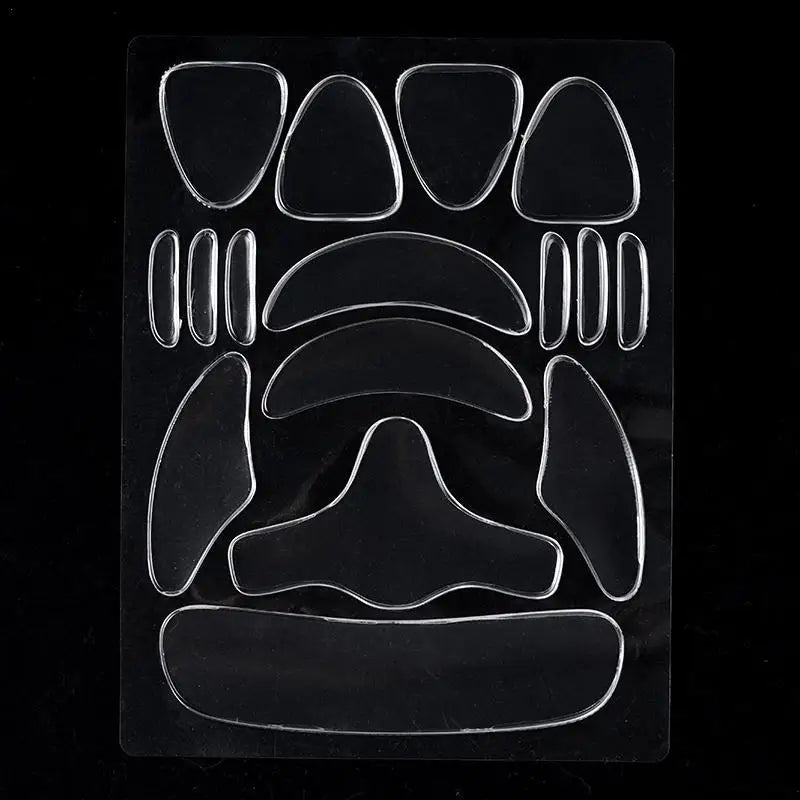 18Pcs Silicone Face Forehead Cheek Chin Sticker Anti-wrinkle Face Eye Patches Wrinkle Removal Face Lifting Beauty Tool Skin Care Qme