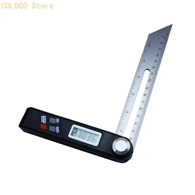 360 Degree Digital Display Square Woodworking Measuring Ruler Qme