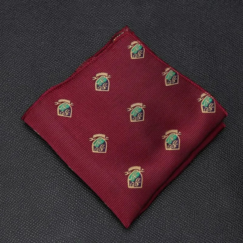 Men Pocket Square Suits Hanky for Men Plaid Handkerchiefs Casual Suit Square Handkerchief Towels for Party Classic Suit Napkin Qme A34