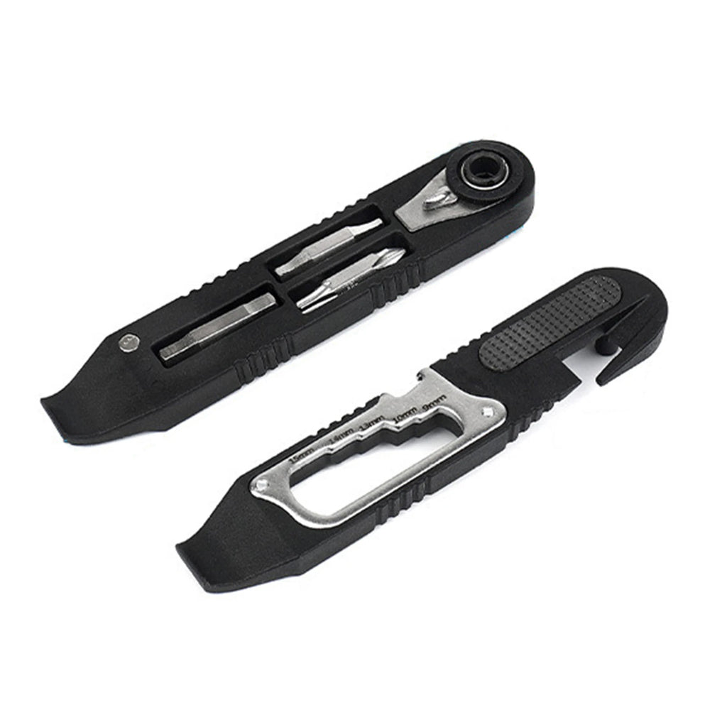 Bike Tools Kit Set For Mountain Road Bike Tire Repair Kit With Ratchet Wrench And Tire Lever Bike Tool Set Bike Tools Kit Set Qme black