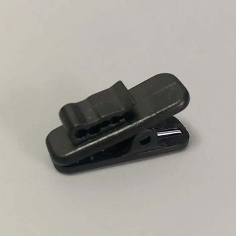 Cable Cord Clamp Headset Collar Clip Rotating Clamps Headphone Clips Qme Black