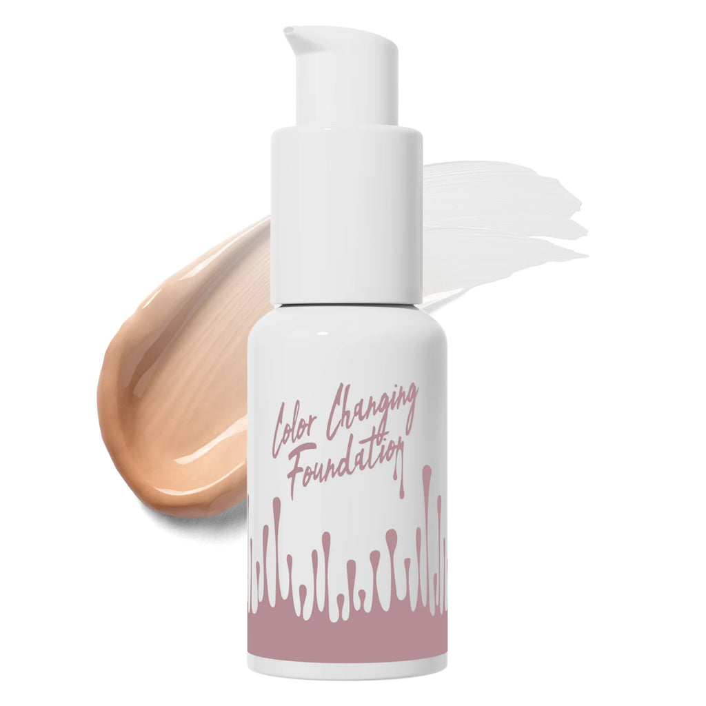 1PC Magic Color Changing Foundation Liquid Soft Matte Long Lasting Hydrating Makeup Base Cream for All Different Skin Tone Qme 9511