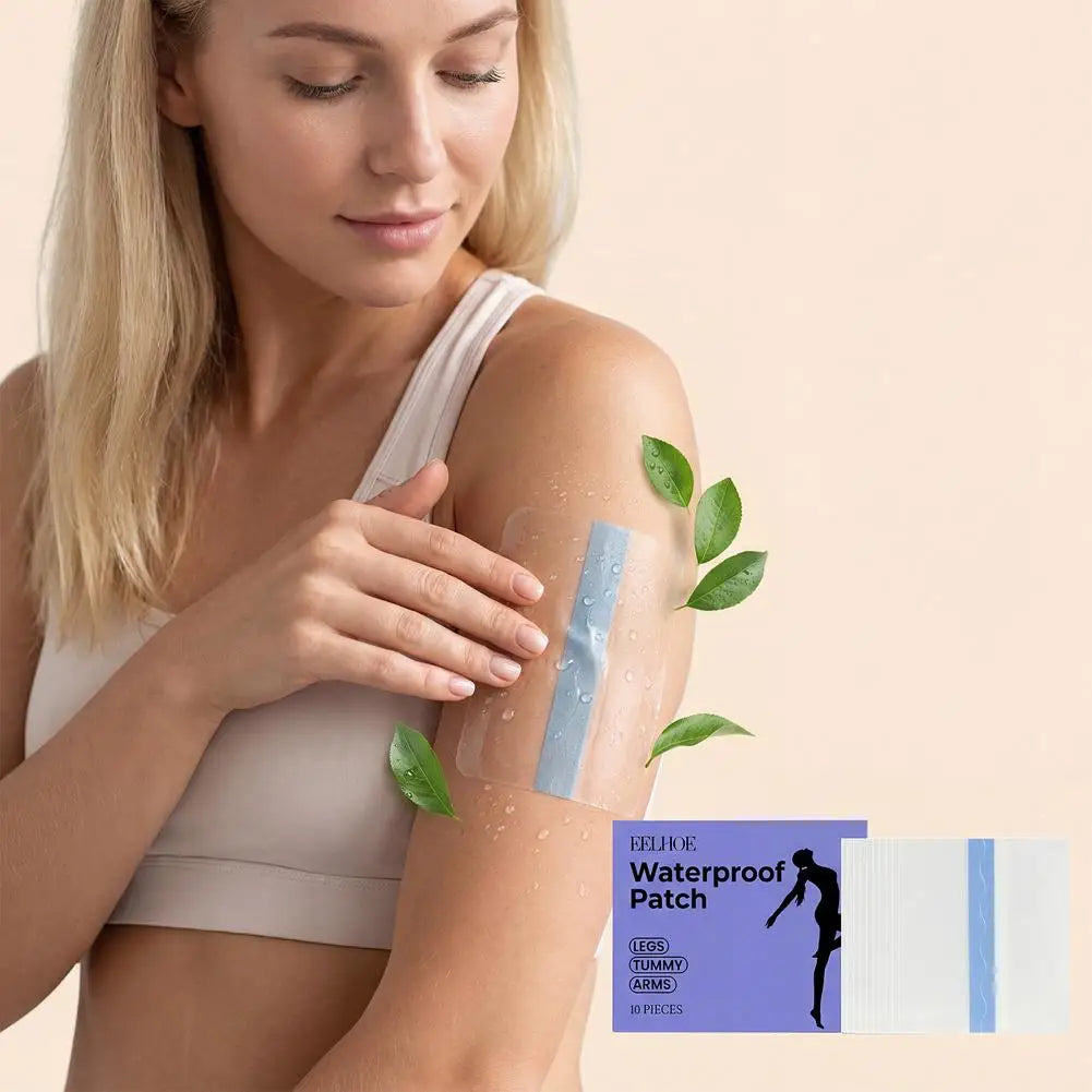 EELHOE Waterproof Skin-Friendly Body Patches Breathable Comfortable Adhesive Patches For Legs Tummy Arms Daily Home Outdoor Care Qme