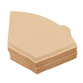 100 Count Cone Coffee Filters Paper Disposable Coffee Filter for 1-2 Cup Pour Over Drip Coffee Maker Natural Unbleached Brewing Qme Dark Khaki
