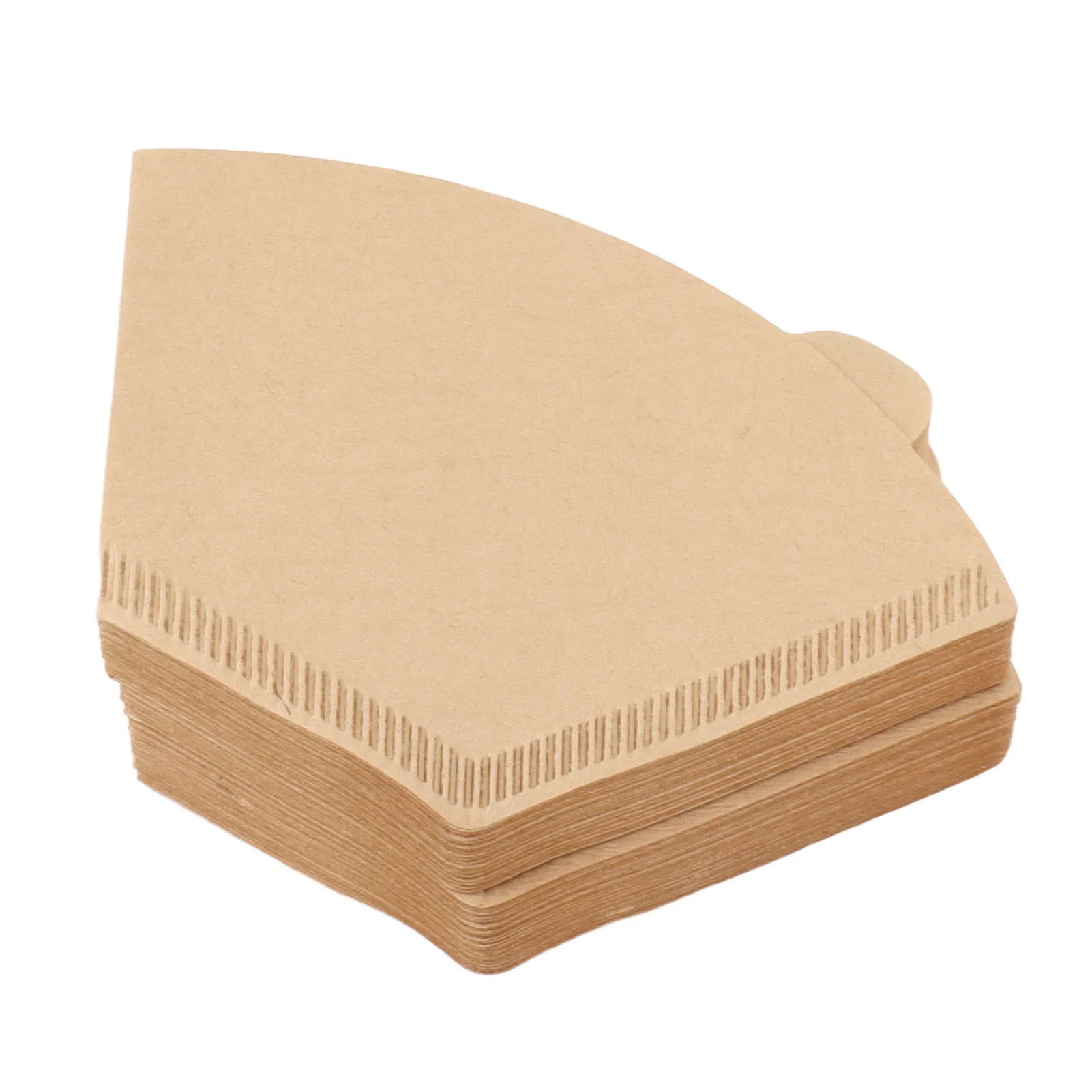 100 Count Cone Coffee Filters Paper Disposable Coffee Filter for 1-2 Cup Pour Over Drip Coffee Maker Natural Unbleached Brewing Qme Dark Khaki