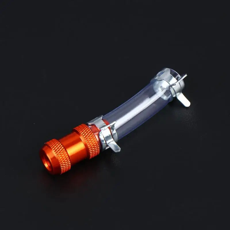 Universal Motorcycle Air Filter Drain Tube Head Use CNC Alloy Plug Qme Orange