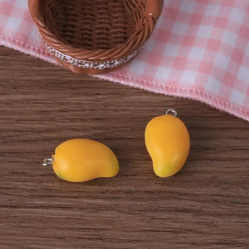 Simulation 3D Resin Fruits Charms Safe Non-toxic Handmade DIY Jewelry Qme A8