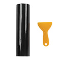 Windscreen Sunstrip Sticker Car Van Windscreen Sun Strip Gloss Black 140x20cm PVC Sticker for Automobiles Qme black