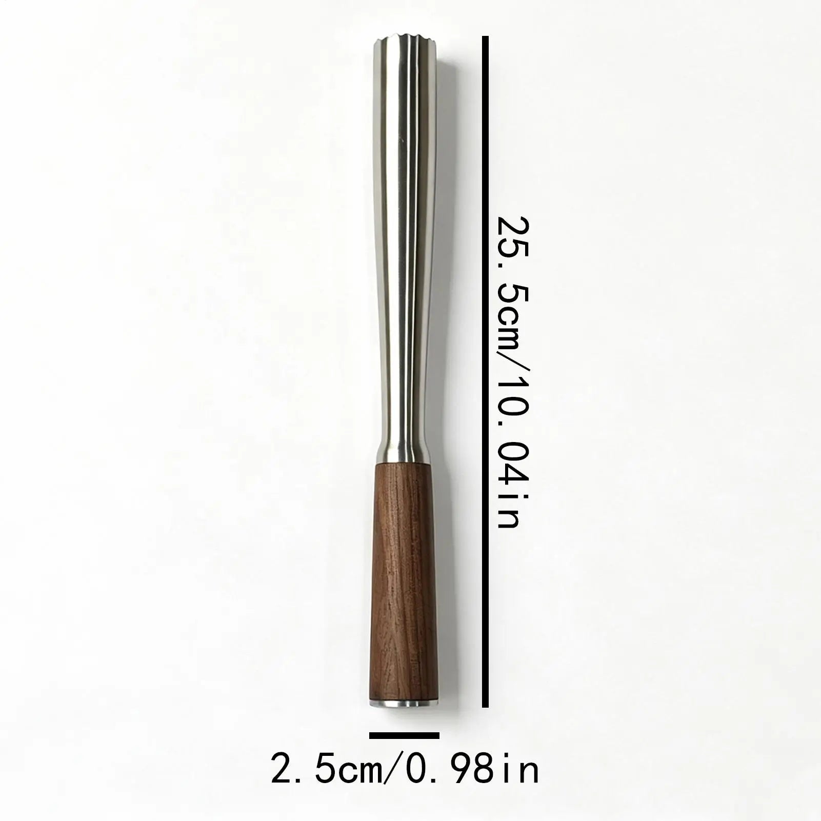 Drink Mixer Wand Comfortable Grip Crusher Tools Stainless Steel Fruit Qme