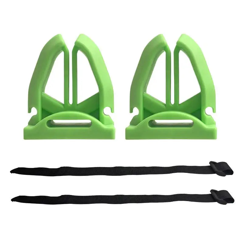 1 Portable Silicone Fishing Rod Holder Various Pole Fastener Binding Qme 2Pcs Green