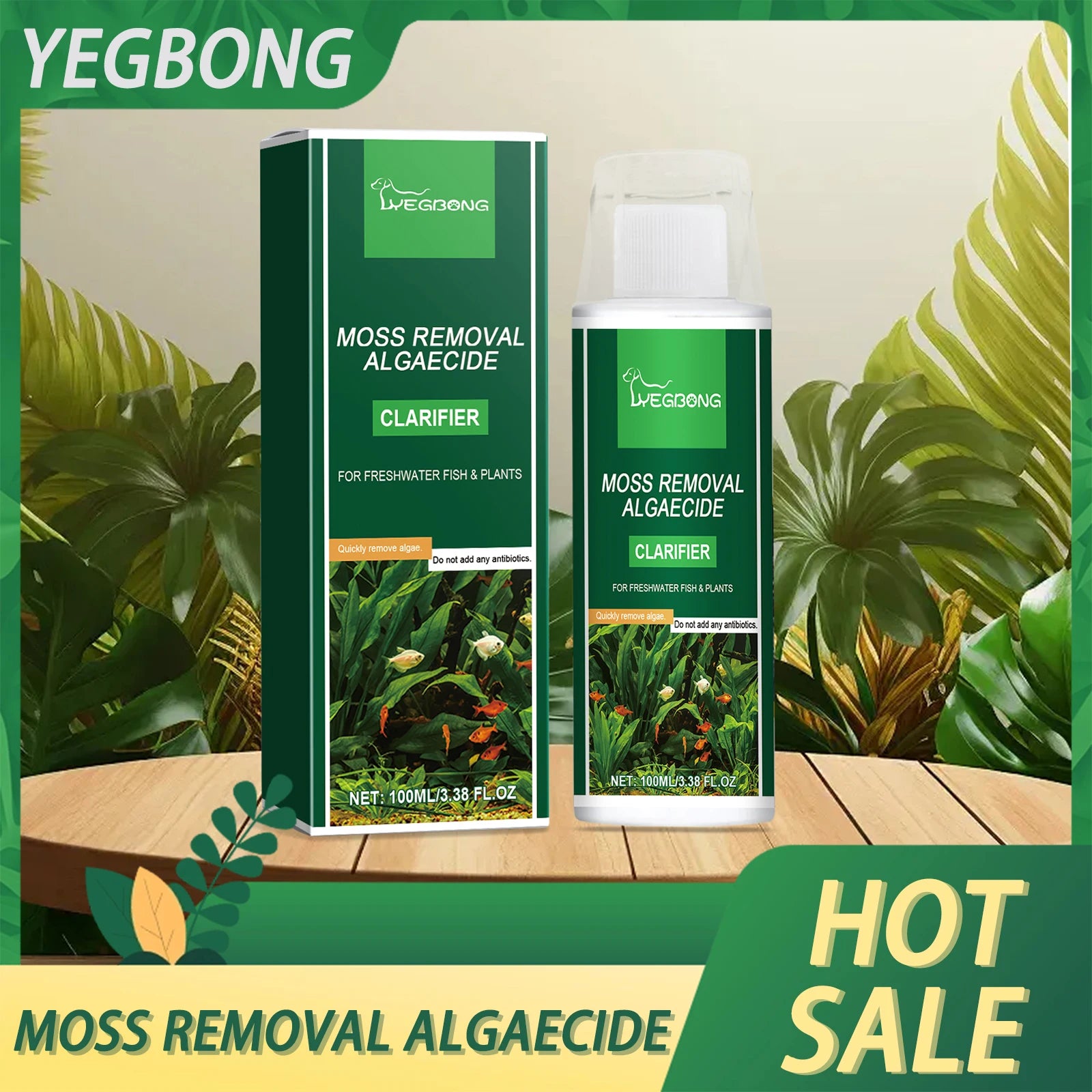 Moss Removal Algaecide Quickly Improve Water Effectively Inhibit Algae Growth Keep Water Clean Algae Removal Clarification Agent Qme