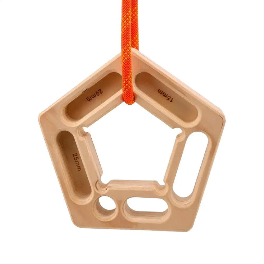 Climbing Fingerboard Rock Finger Strengthener Board Wooden Bouldering Qme 1pc