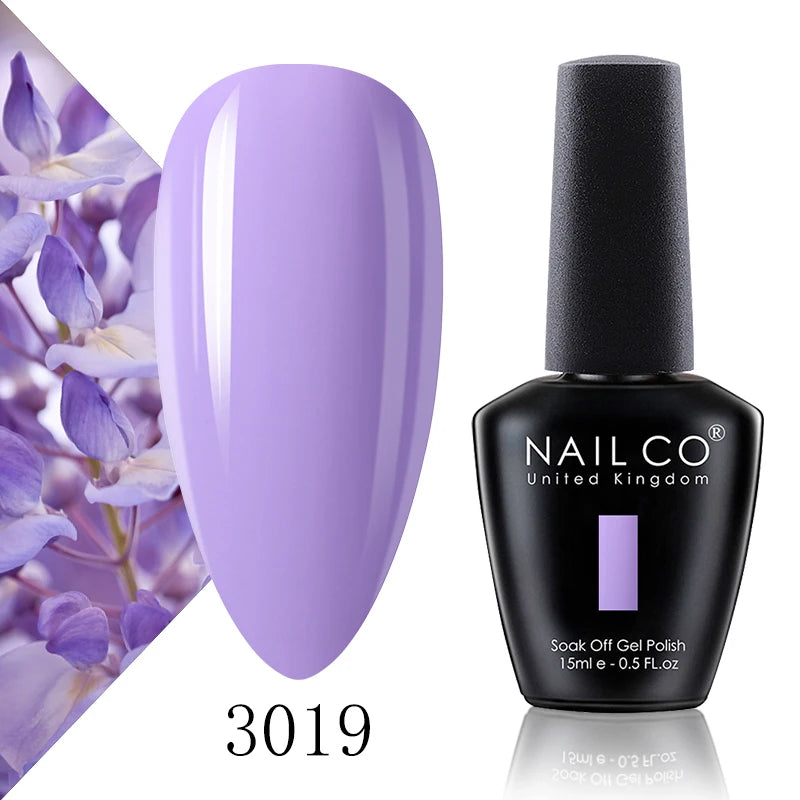 NAILCO 131 Colors Nail Gel Polish Off LED Semi Permanant Art Hybrid