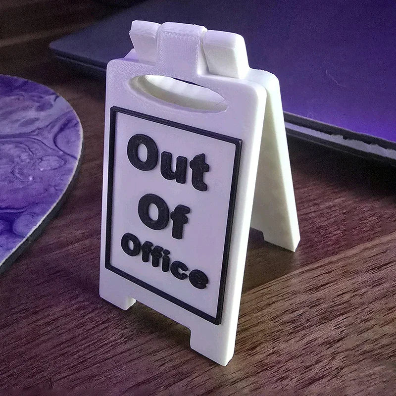Humorous Office Desk Sign-"Coffee,Then Work" "Busy" Home Office Desktop Decoration Unisex Colleague Gift, Multi-Functional Qme