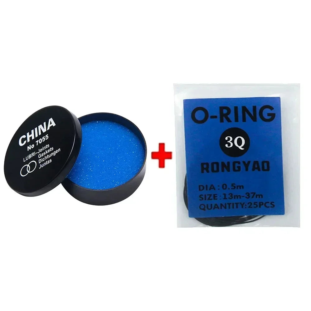 Watch Repair Tools 1box Watch Case Rubber Waterproof O-Ring Oil-resistant Watch Bottom Cover Gasket 0.5/0.6mm O-Ring Seal Gasket Qme Black-0.5