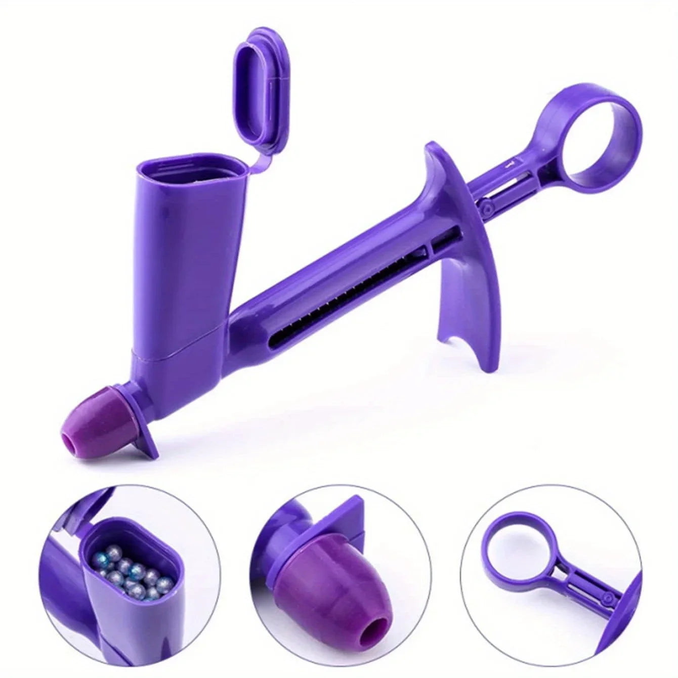 1pc Purple Plastic Pearl Applicator Convenient And Fast Consumable Pearls Fondant Cake Decorating Tool for Sugar Balls Craft Qme
