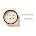 Hydrating Flawless Setting Powder Natural Nude Finish Strong Oil Qme ivory white