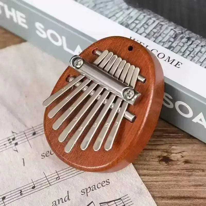 8 Key Mini Wooden Kalimba Exquisite Finger Thumb Piano Marimba Qme