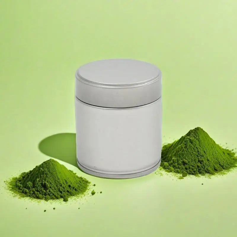 Portable Mini Matcha Powder Can Thick Tinplate Tea Sealed Jar Spice Qme