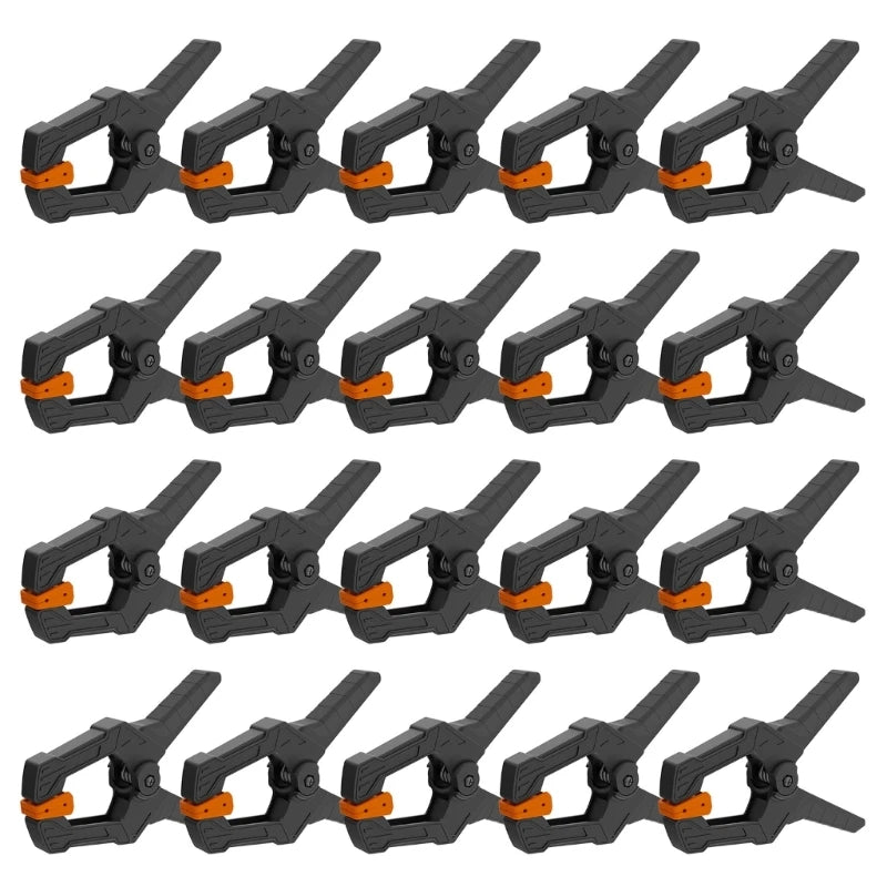 Woodworking Spring Clamp Adjustable Jaw Plastic Fixing Middle Frame Qme CN