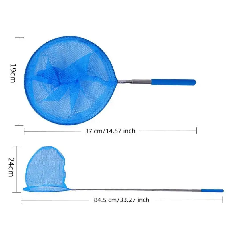 1 2 Retractable Fishing Net Butterfly Dragonfly Outdoor Portable Qme