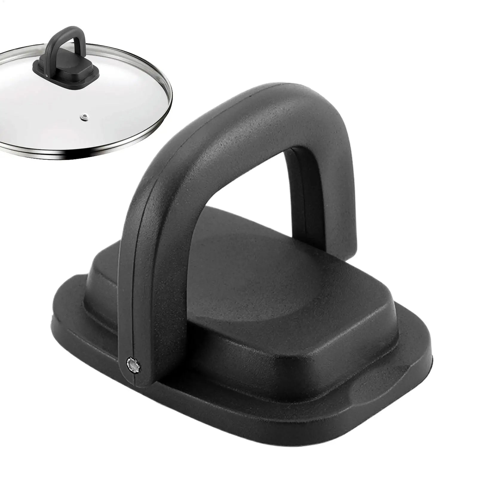 1PC Pot Lid Handle Knob Kitchen Pan Pot Lid Knob Handle Pan Lid Replacement Handle Cookware Holding Knob Folding Grip Handle Qme