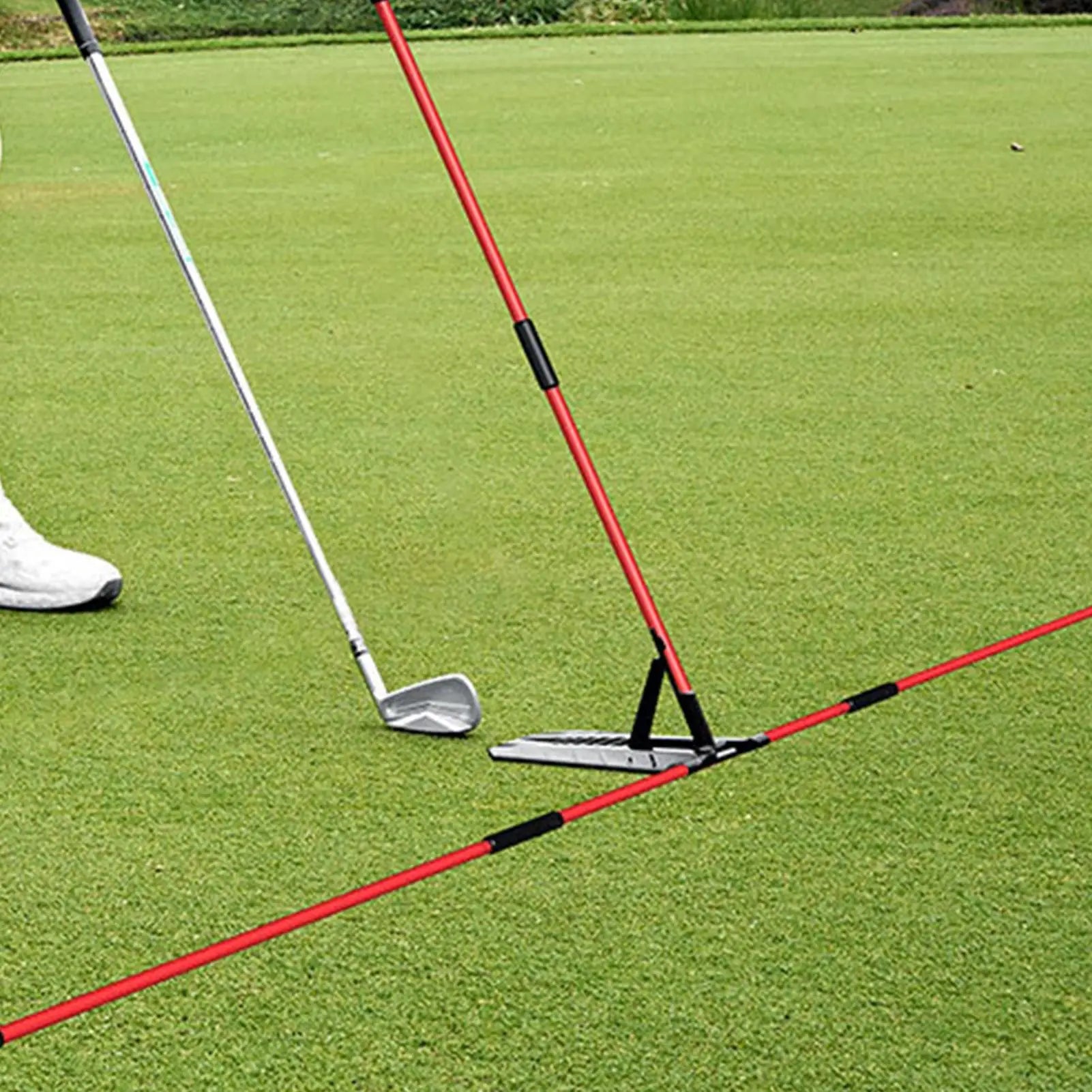 Golf Alignment Sticks Portable Multi-functional Swing Aid Sport Qme