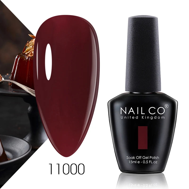 NAILCO 131 Colors Nail Gel Polish Off LED Semi Permanant Art Hybrid