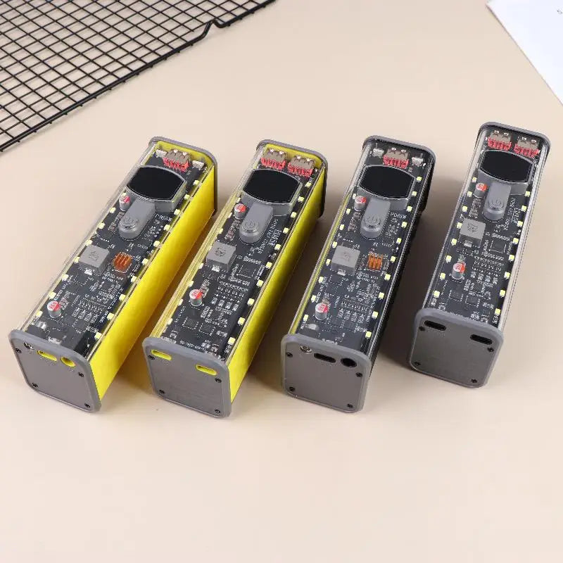 PD 45W Power Bank Case 8 Slot 18650 Battery Storage DIY Speed Qme