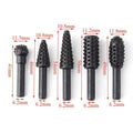 5PCS Drill Set Woodworking Knives Wood carving Tools Woodworking Woodworking Cutting Tools WorkDrill Set Qme 5pcs