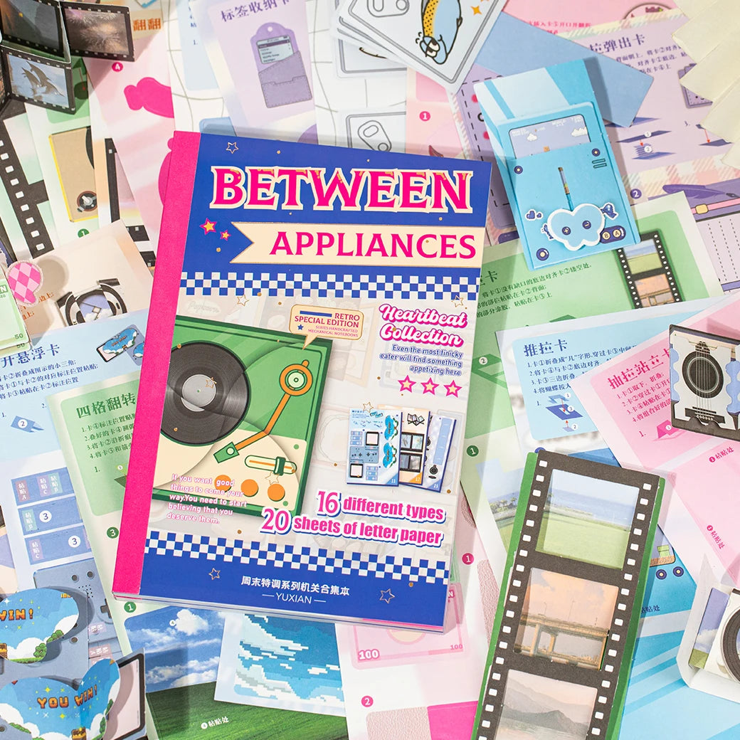 20 piece/book Cute Japanese Y2K Cut Film Sticker Girl Journal Phone Case DIY Scrapbook Sticker Kawaii Decoration Sticker Gift Qme