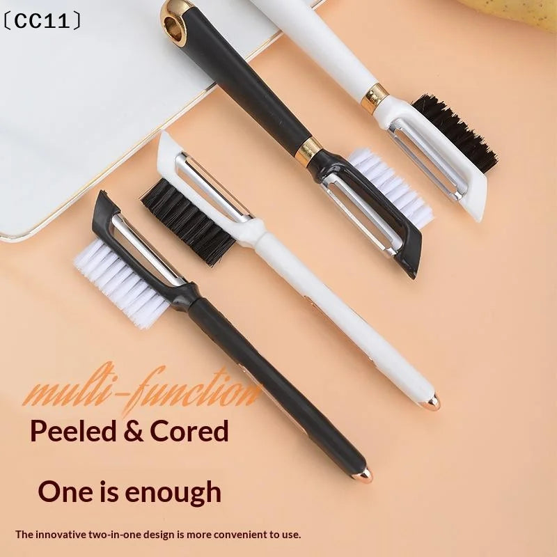 Vegetable Cleaning Brush Scrubber Food Multifunctional Fruit Carrot Qme