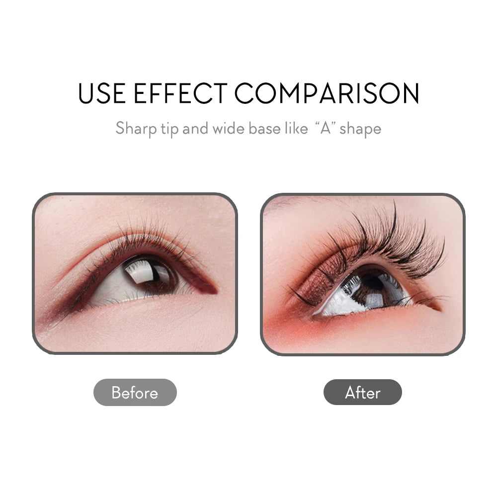 NATUHANA M Shaped Lashes Individual Premade Volume Fans Natural Qme