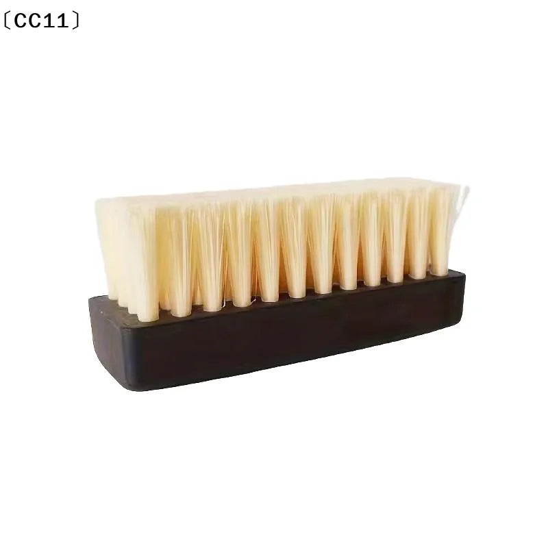 1 Pair Nylon Shoe Brushes Soft Hard Bristles Suitable Deep Cleaning Qme