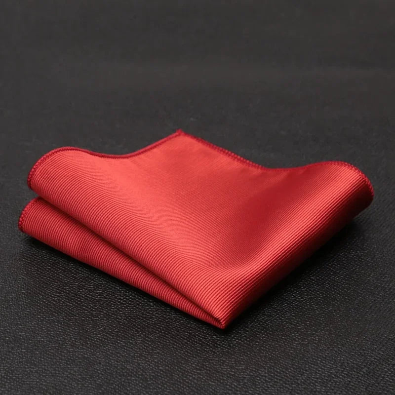 Men Pocket Square Suits Hanky Plaid Handkerchiefs Casual Suit