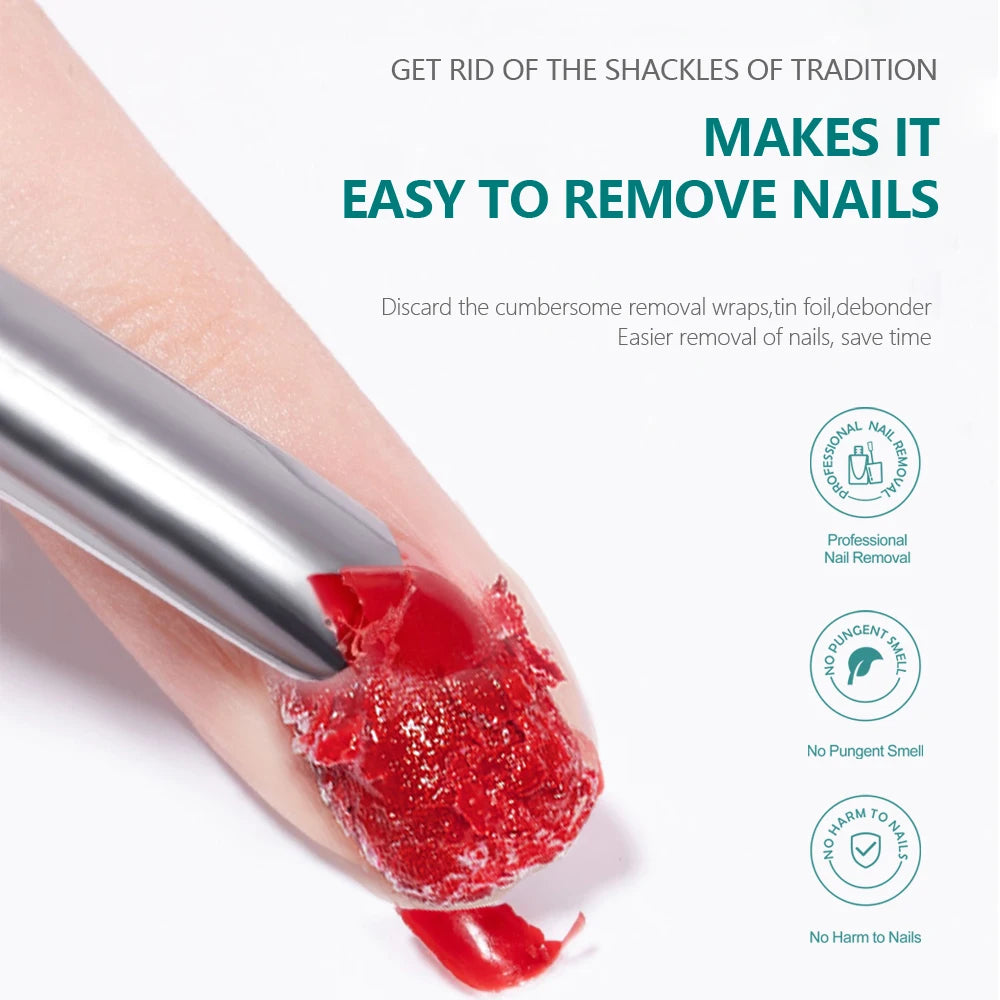NAILPOP Magic Gel Polish Remover Nail Tips Soak Off UV LED Cleaner Qme