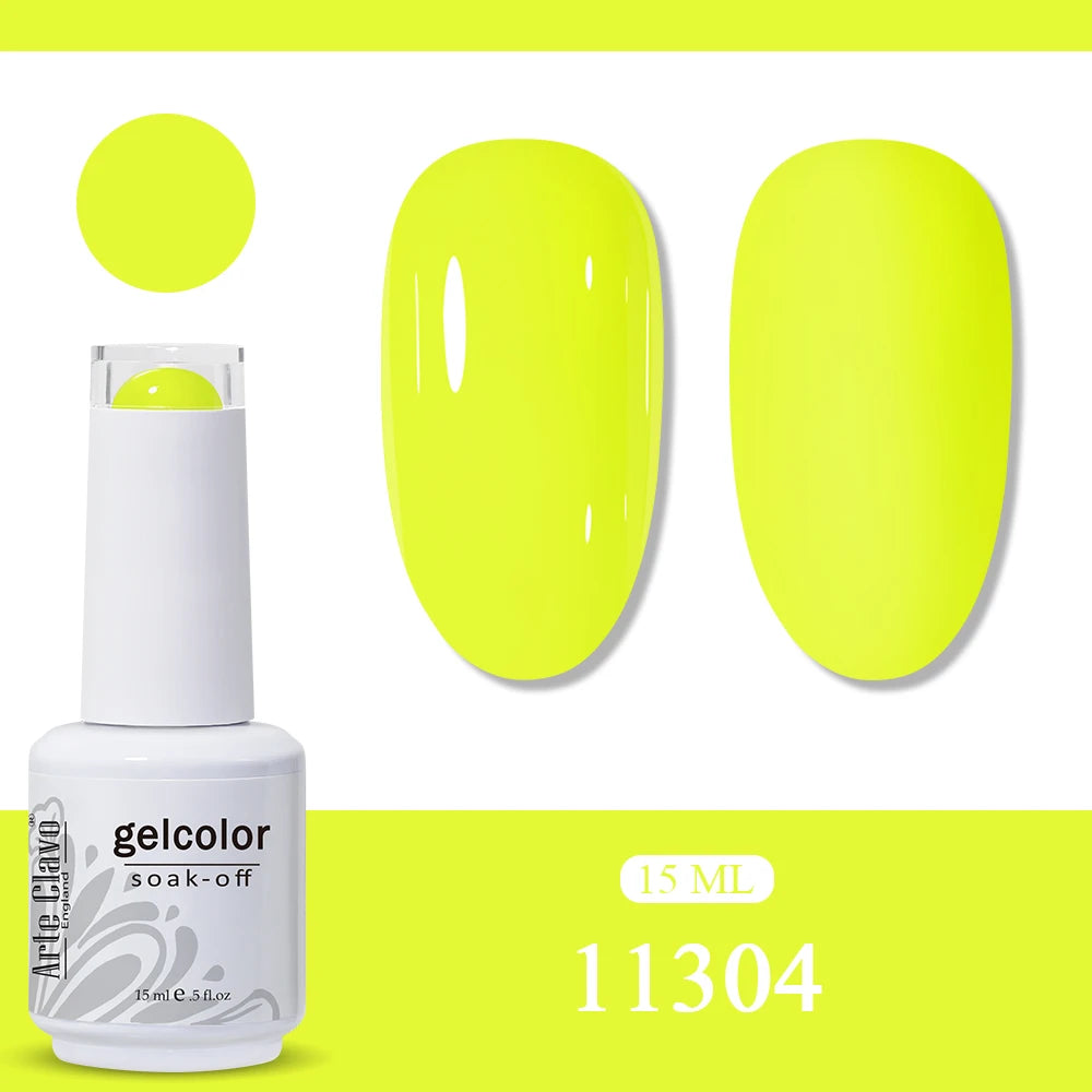 Arte Clavo Amber Gel Nail Polish Translucent Vintage Jelly Semi