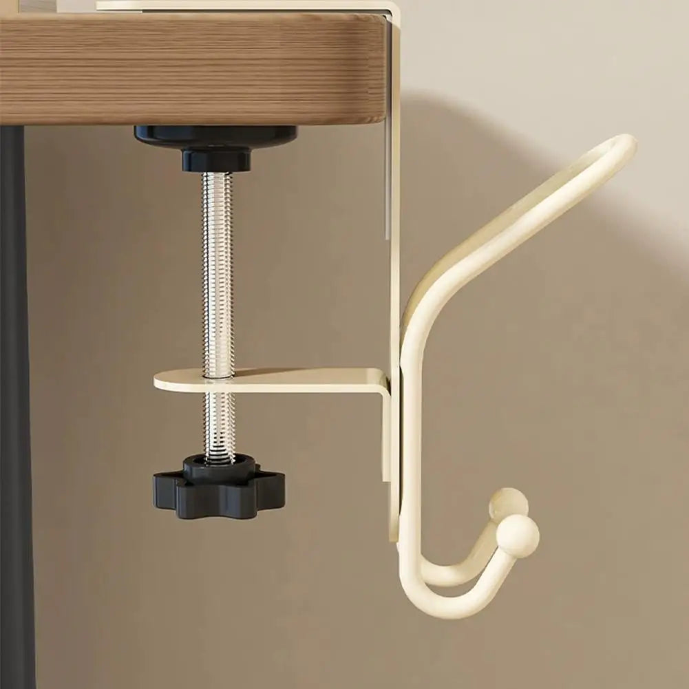 Portable Hanging Bag Hook Student Desk Side Hanging bag Artifact Removable mobile Handbag Holders Multi-functional Table Hook Qme