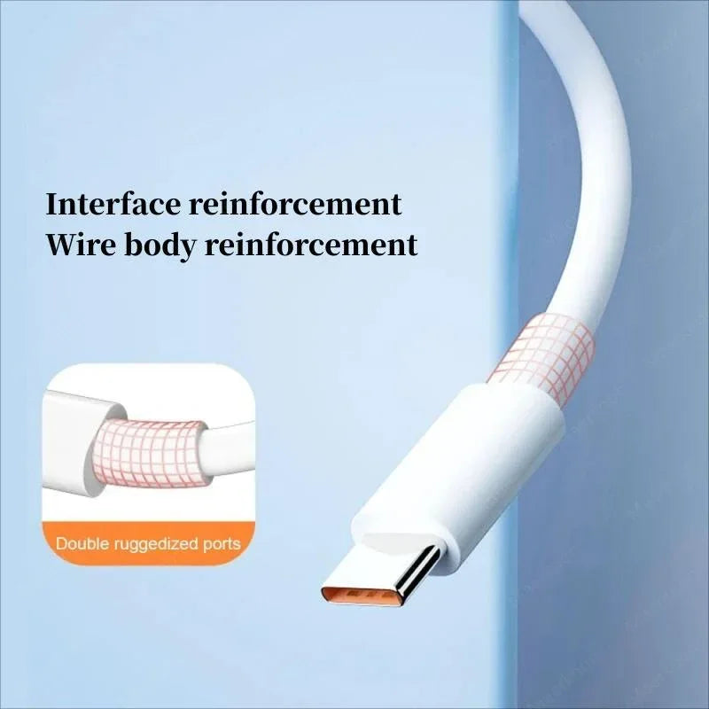 120W USB Type C Cable Fast Charging USB PD Cable For iPhone Huawei Xiaomi Redmi Oneplus Fast Charging Charger Cable Accessorie Qme
