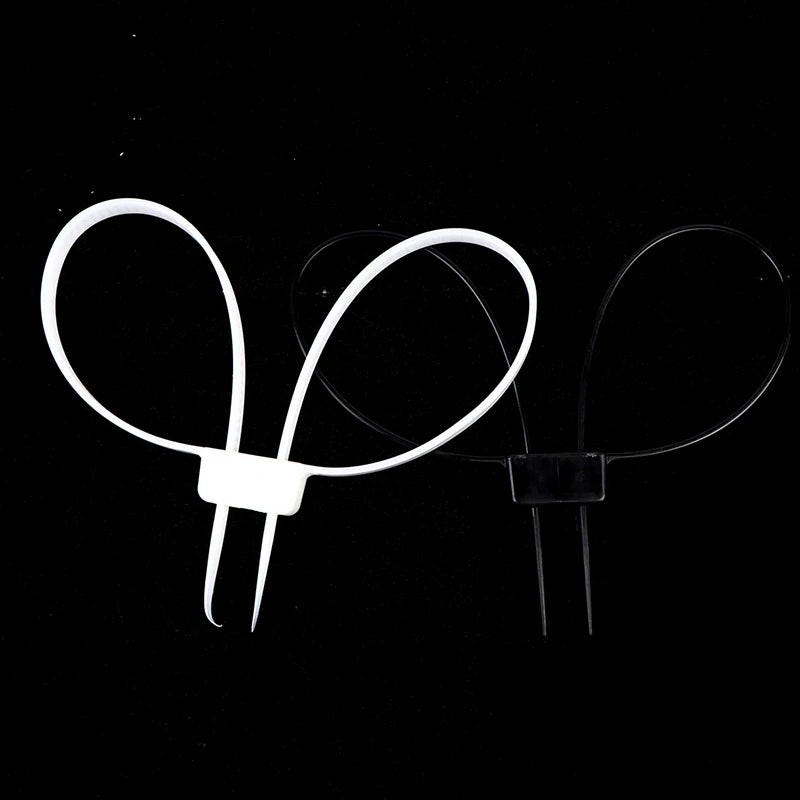 Plastic Police Handcuffs Double Flex Cuff Zip Tie Nylon Cable Ties Qme