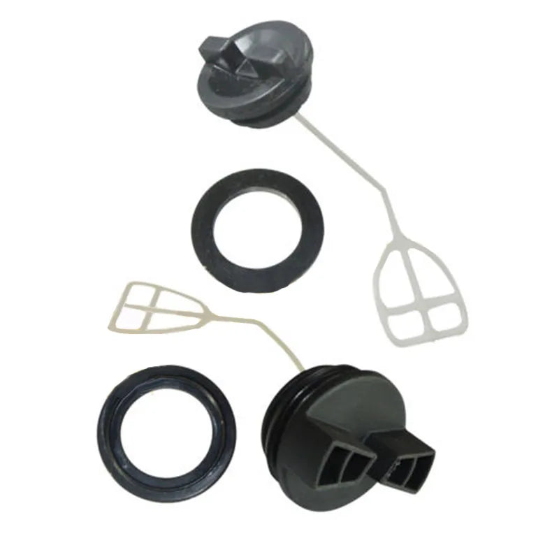 1 Set Chainsaw Fuel Tank Cap With Oil Cap Fuel Cap Washer Gasket For Chinese 5200/52cc Chainsaw Garden Power Tools Parts Qme